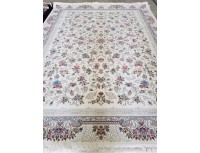 فرش700 شانه طرح جانان زمینه کرم 